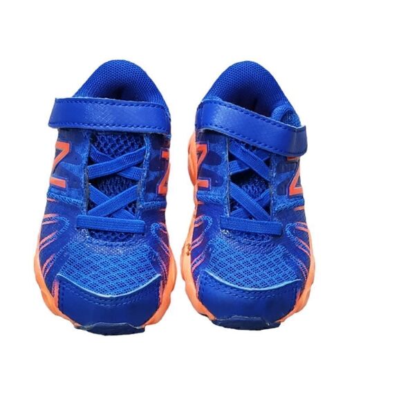 New Balance Blue & Orange Sneaker Shoe - Picture 2 of 5